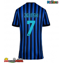 Camisa de Futebol Inter Milan Piotr Zielinski #7 Equipamento Principal Mulheres 2025-26 Manga Curta